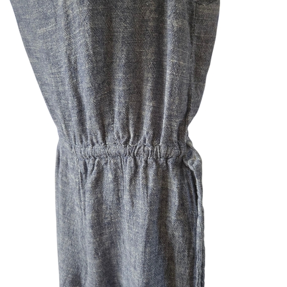 Max Studio Indigo Sleeveless Jumpsuit - Picture 5 of 9